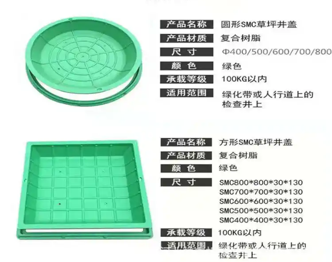 梁山树脂复合种植井盖展示